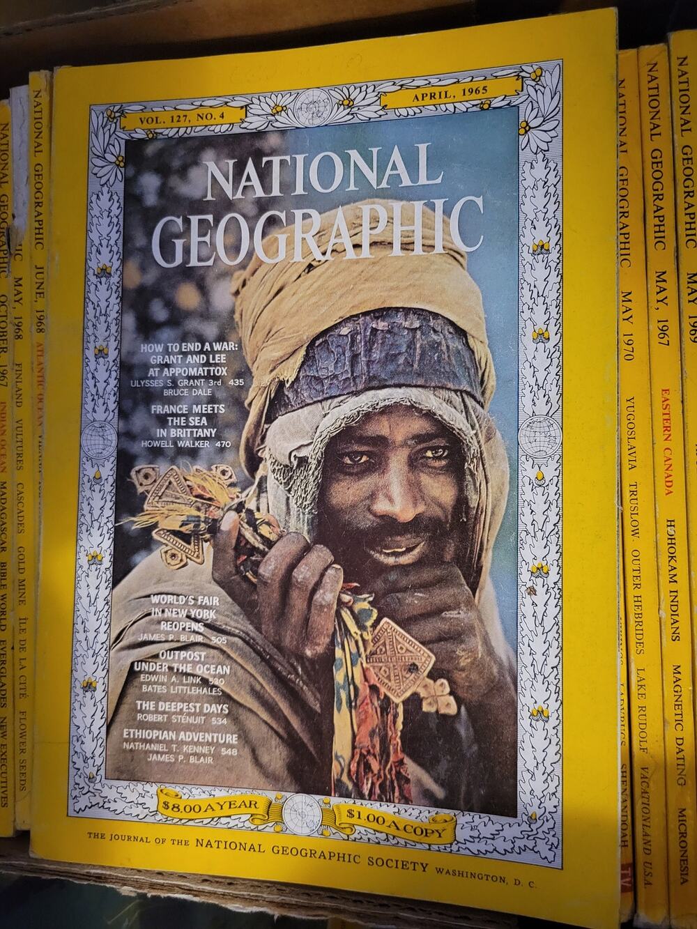 National geographic april 1965 vol,127 no. 4